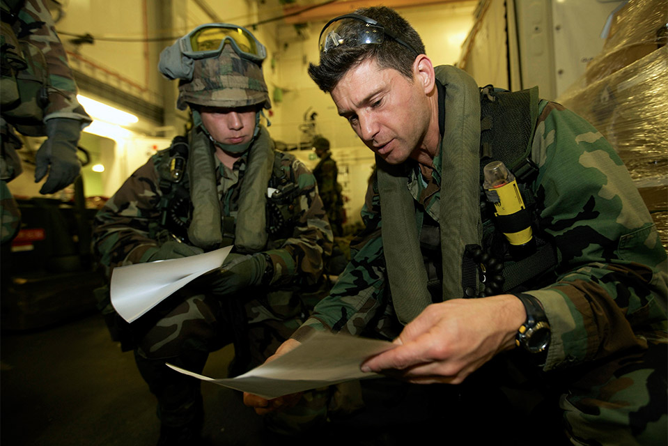 Maritiem multitasken Opereren op de grens van zee en land