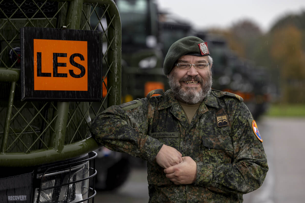 portretfoto van reservist Erich.