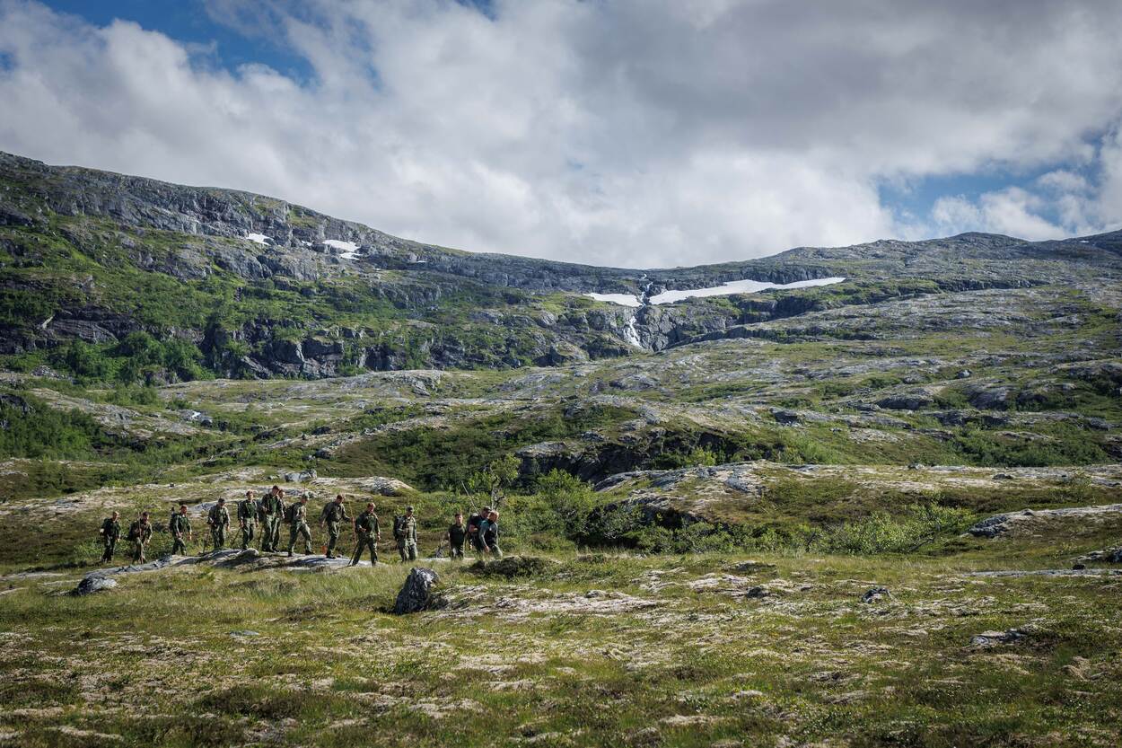 De verkenners lopen meerdere tochten in de regio Bindal.