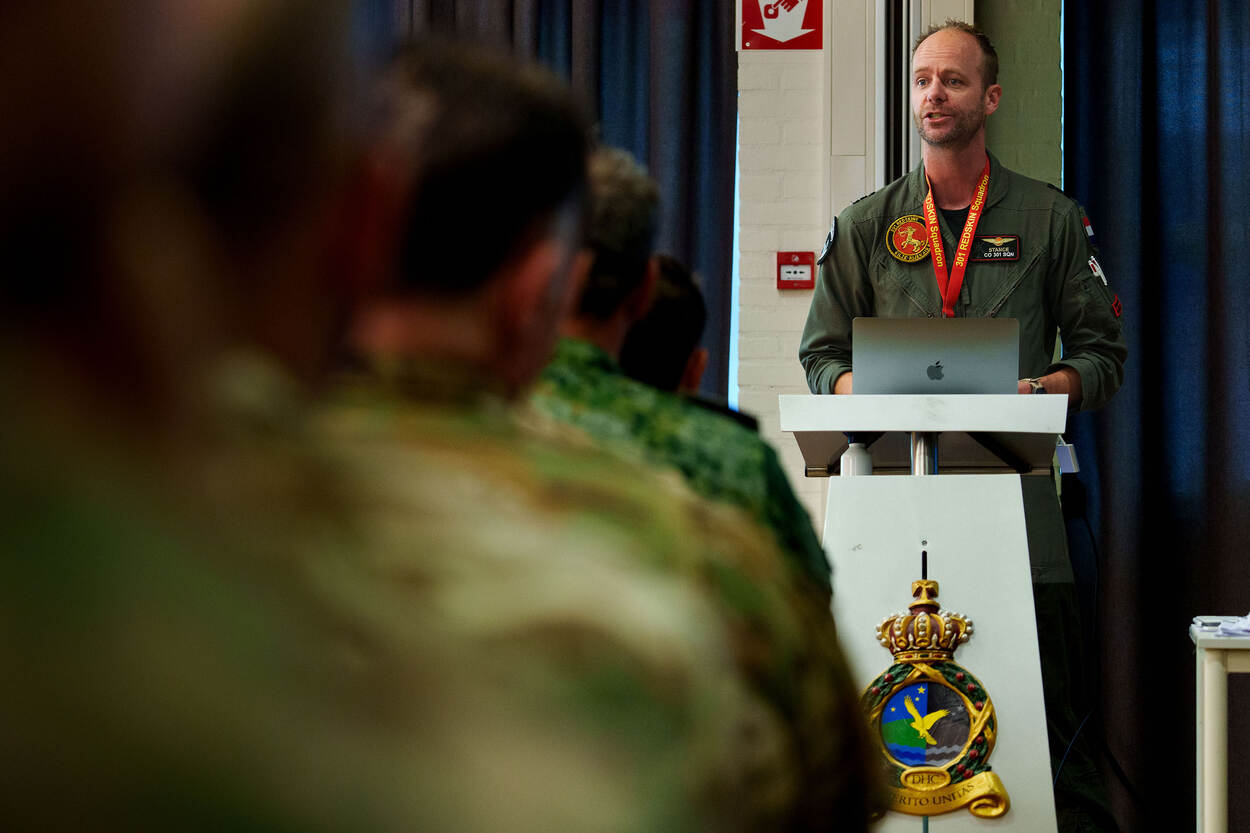 Luitenant-kolonel Stevens staat inmiddels twee jaar aan het roer van 301 Squadron.