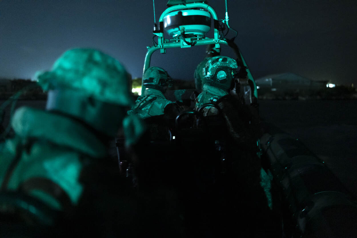 Militairen in een FRISC