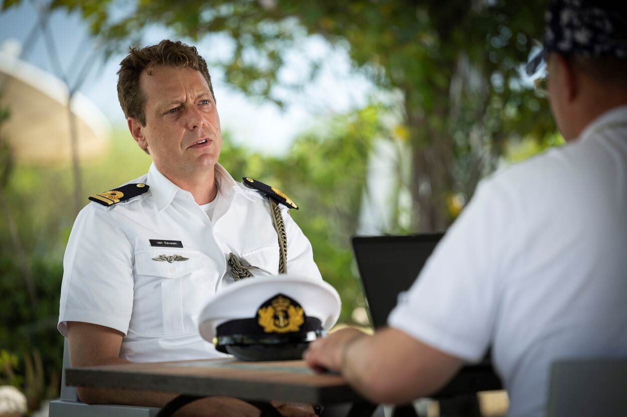 Mark tijdens het interview.