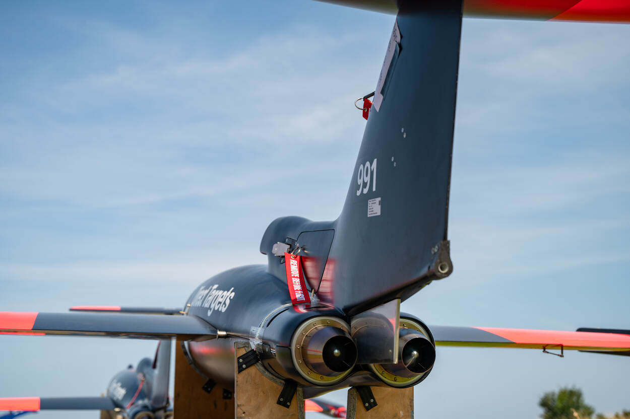 De drone die uit de lucht geschoten moet worden door het DGLC.