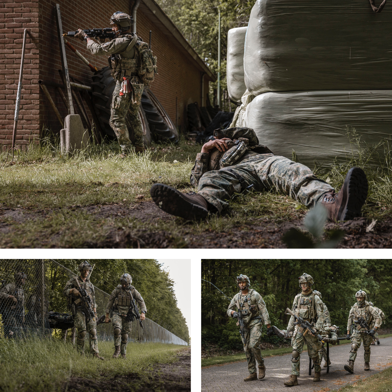 Er zijn zogenaamde gewonden gevallen en die moeten zsm naar de heli’s.