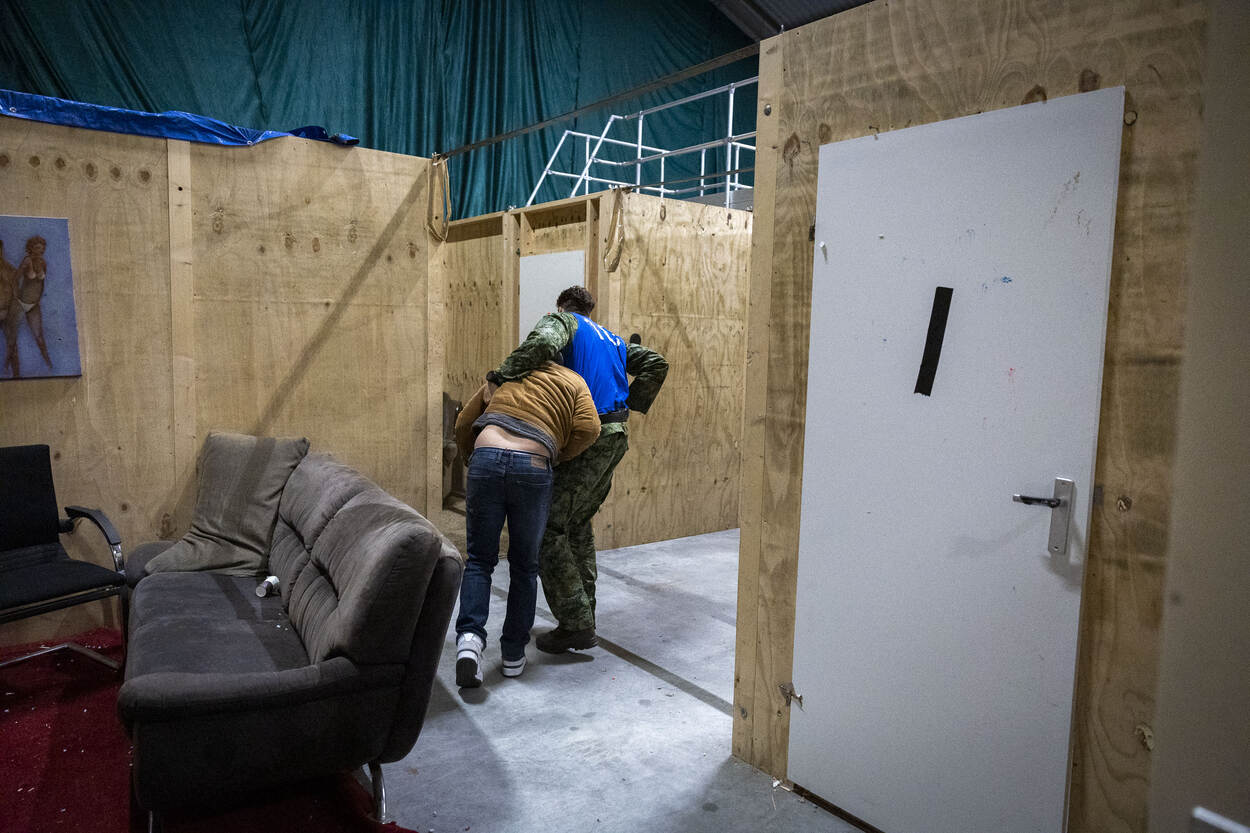 Een BSB-kandidaat met zijn Te Beveiligen Persoon.