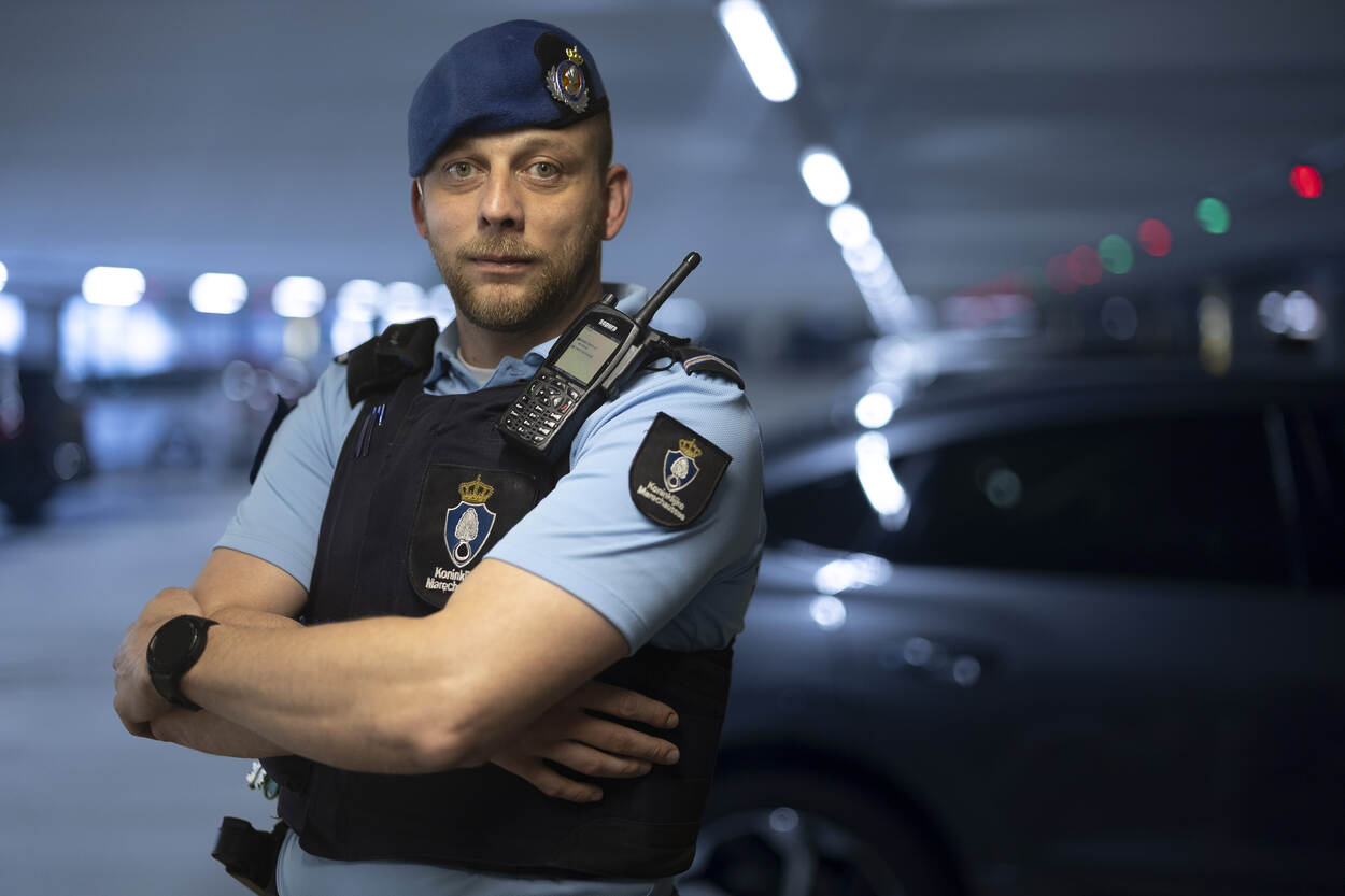 Portret van wachtmeester Bart.