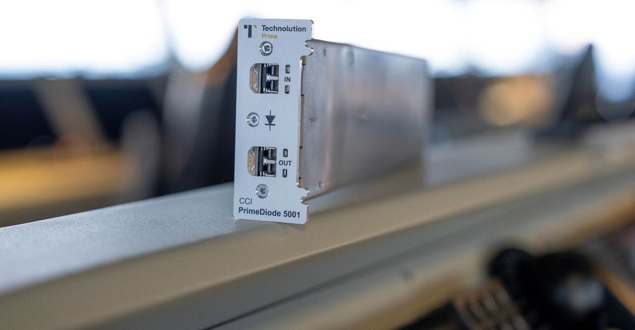 Detailfoto van de losse datadiode