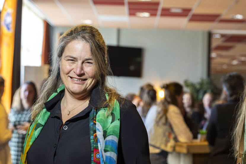 Portret van geïnterviewde Marijke van der Krogt