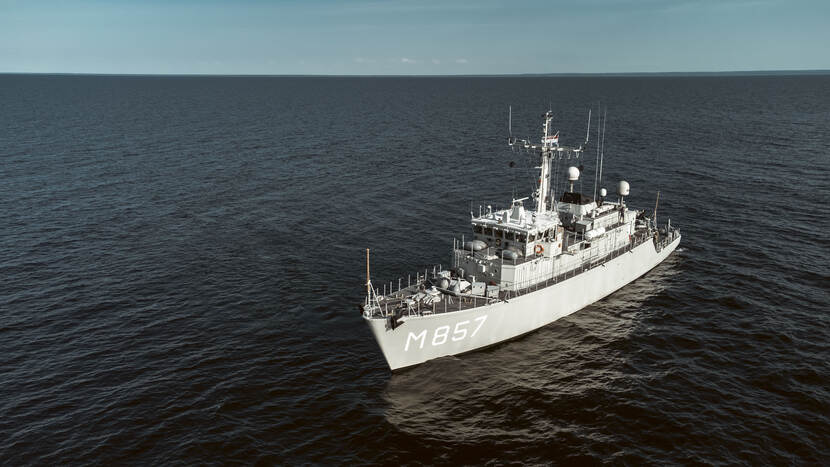 foto van mijnenjager