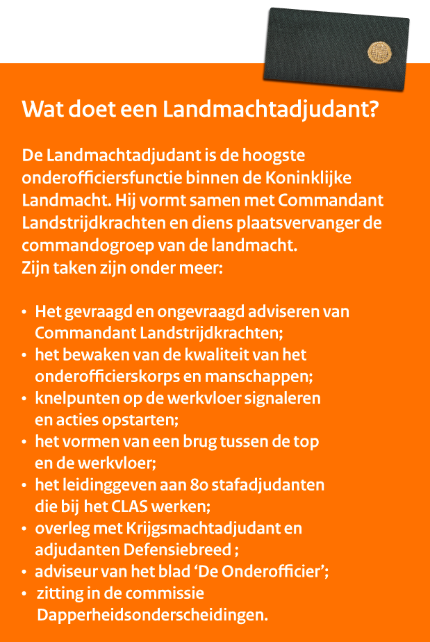 Wat doet de Landmachtadjudant?