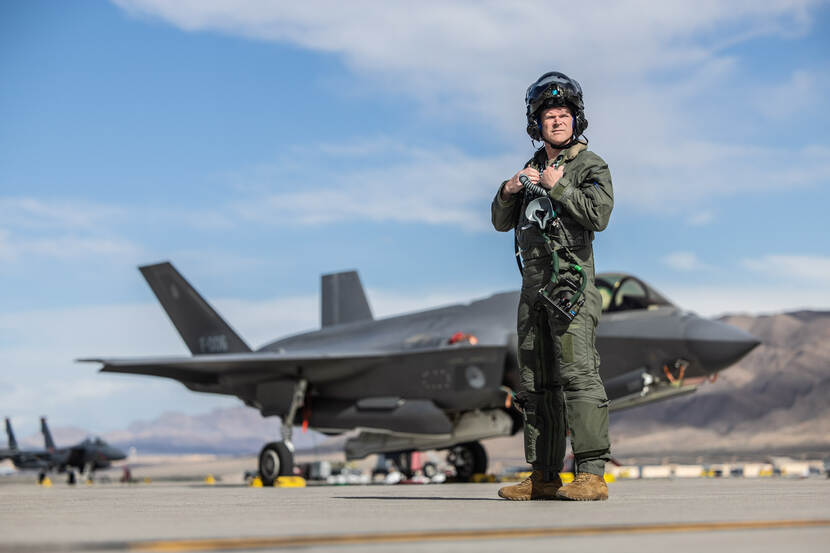 verscheidene portretten van vliegers.