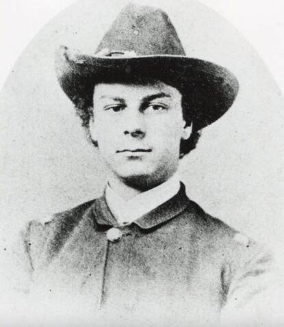 De vader van Douglas, Arthur MacArthur in uniform.