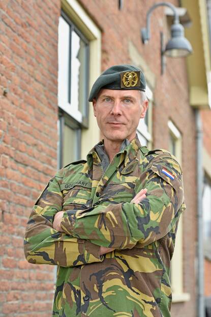 Portretfoto van generaal Ard Goedhart, directeur van de Directie Vastgoed bij Defensie