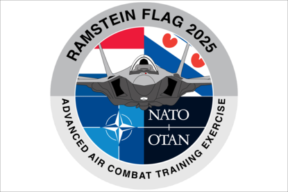 De badge van de oefening Ramstein Flag 2025