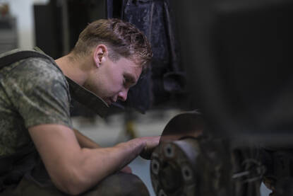 Foto’s van militairen van Herstel tijdens hun uitzending in Litouwen.