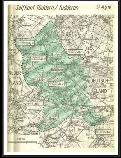 Kaartje van de annexatie van Selfkant.