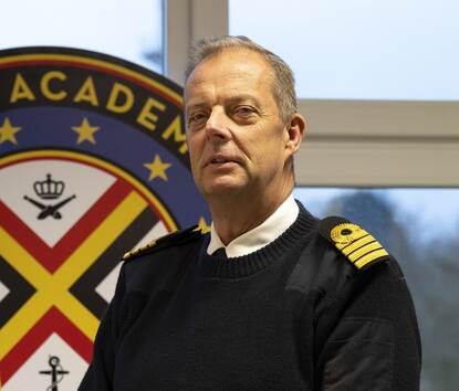 Portret van kapitein ter zee Dirk Meijer.