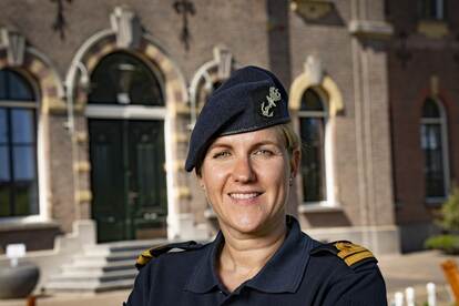 Portretfoto van LTZ 2OC (SD) Ramona ver der Burg-van Eijk.