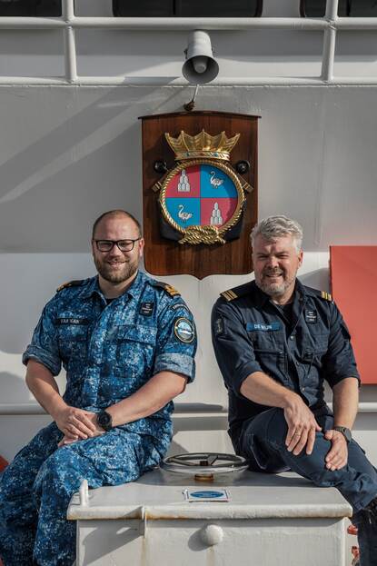 De civiele en de burgercommandant.