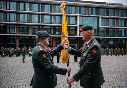 Commando-overdracht reservisten