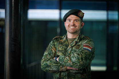 Portretfoto van kapitein Richard Koppers.