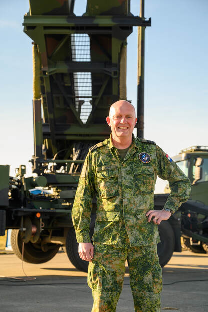 Portretfoto van luitenant-kolonel Rob Olthoff.
