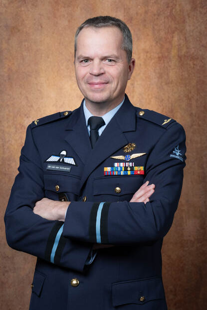 Portret commodore Eduard de van der Schueren