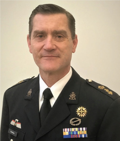 Portret brigadegeneraal der mariniers Kees Schellens.