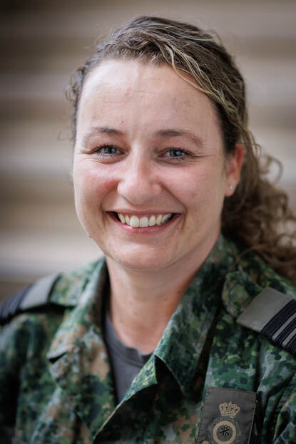Portretfoto van majoor Karin de Groot-Trouw.