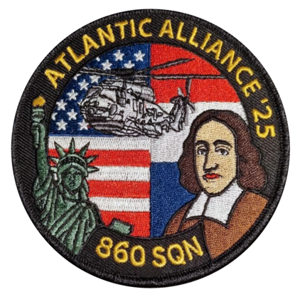 De Nederlandse badge van de oefening Atlantic Alliance.