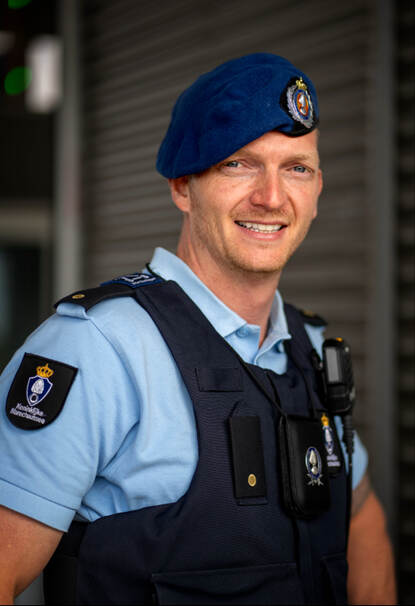 Portretfoto van adjudant Don