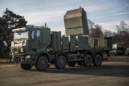 De Ground Master 200 Multi Missie Radar Compact op de Gryphus.